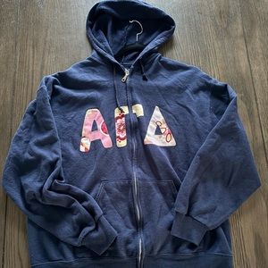 Alpha Gamma Delta Full Zip Hoodie | AGD | ΑΓΔ